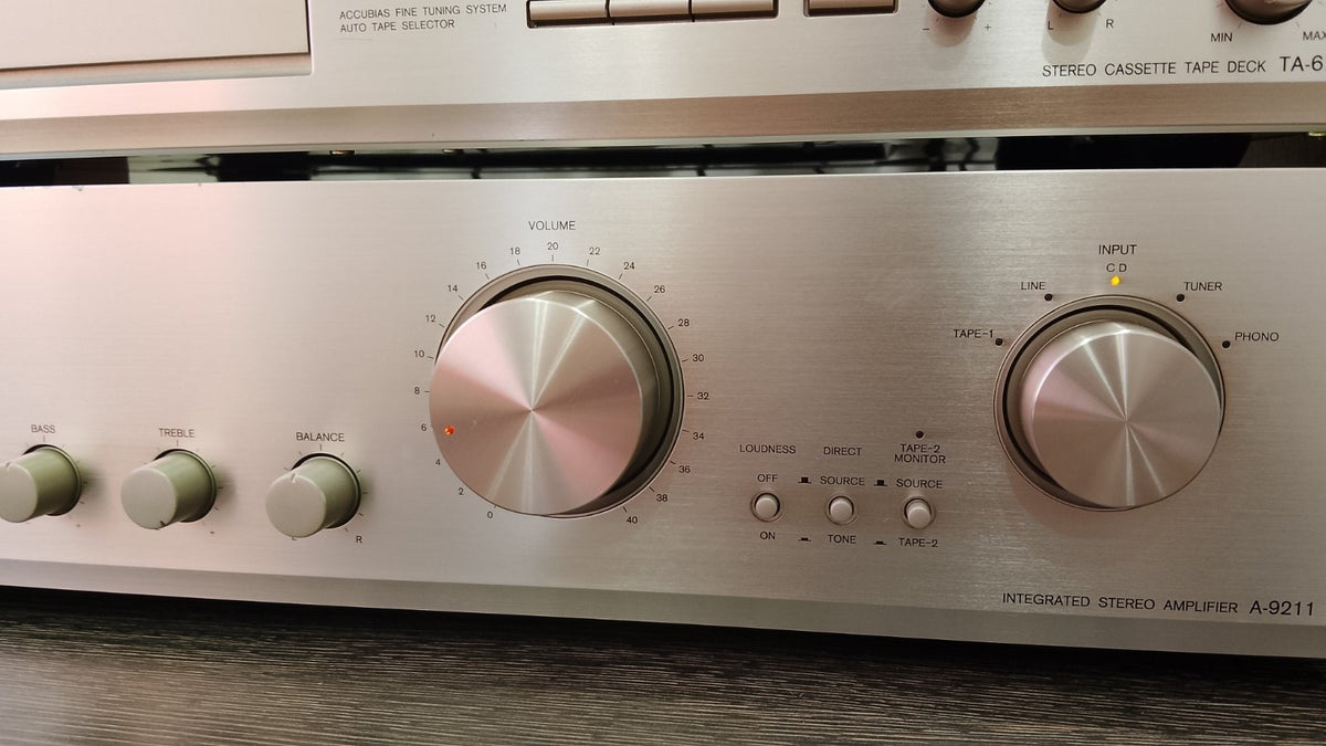Onkyo A-9211 Rare Vintage MINT Cassette Deck Component Set Serviced