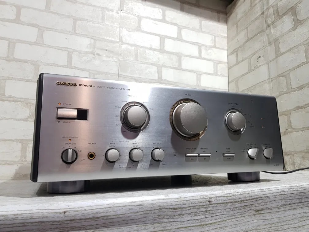 Onkyo A-8870 Rare Vintage Integrated Amplifier Tested Working Stereo