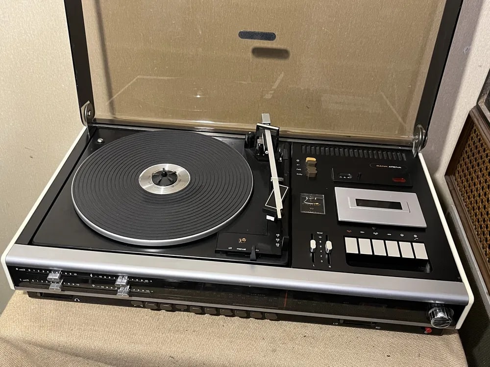 GARRARD / RANK ARENA AS-3632 Rare Vintage Cassette Deck Music System Warranty