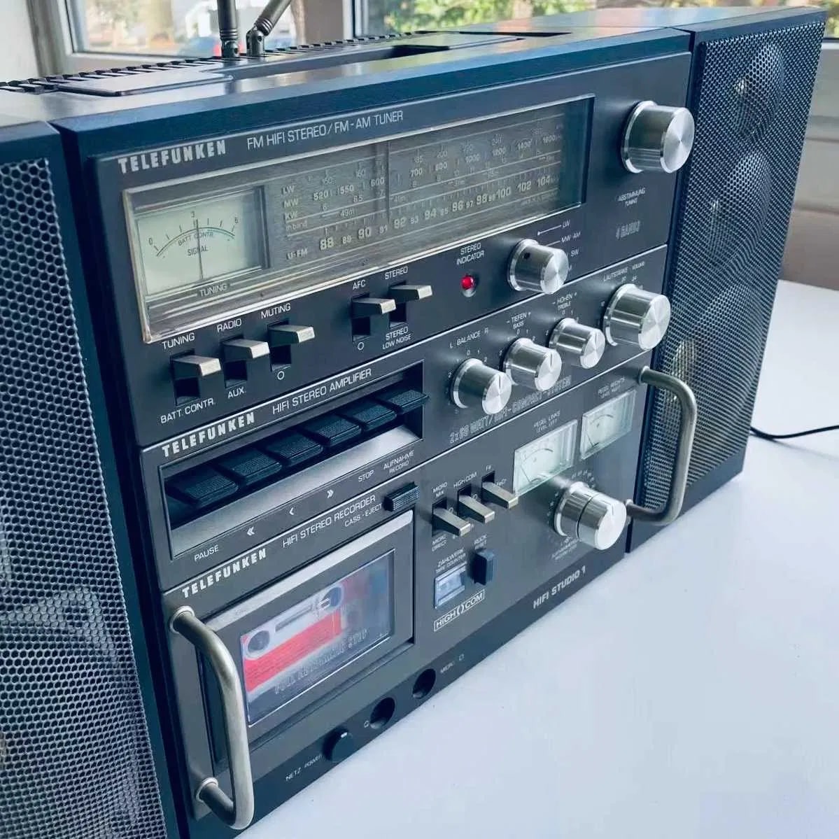Telefunken HiFi Studio 1  Rare Vintage MINT Boombox Serviced Warranty Germany