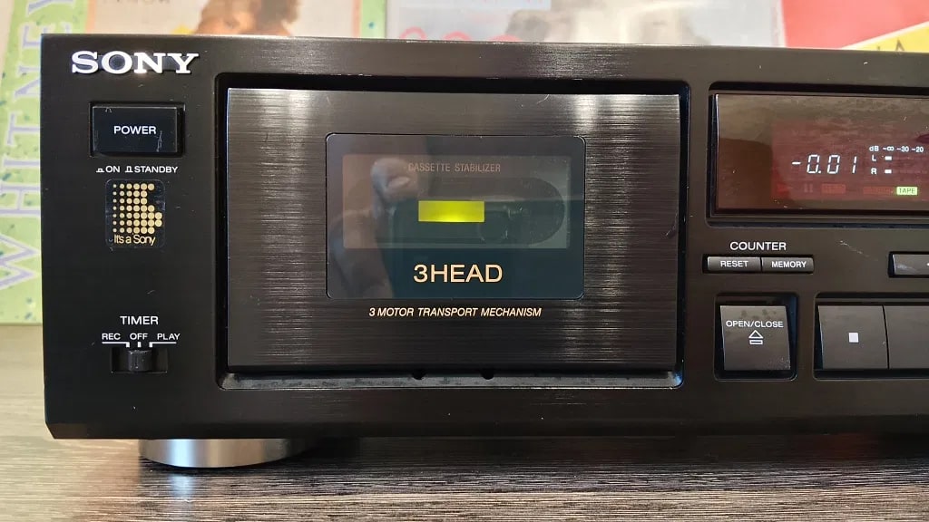 Sony TC-K 570 Rare Vintage Stereo Cassette Deck Serviced Tested 3 Head