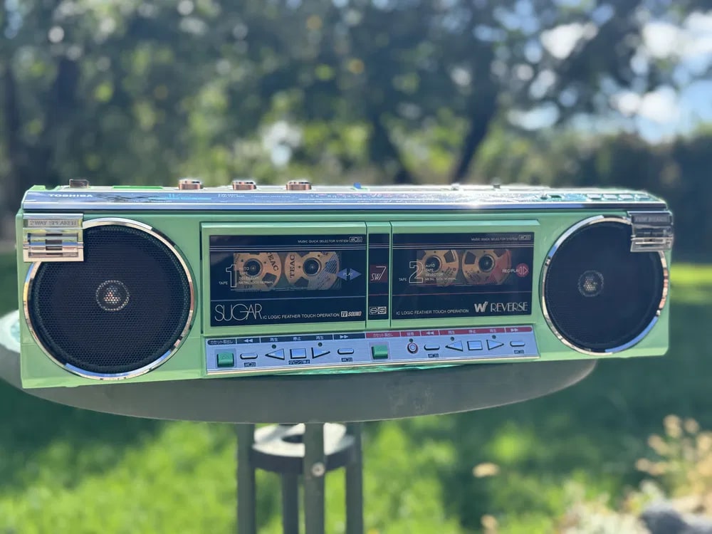 Toshiba RT-SW7 Rare Vintage MINT Boombox Serviced Warranty Working Serviced