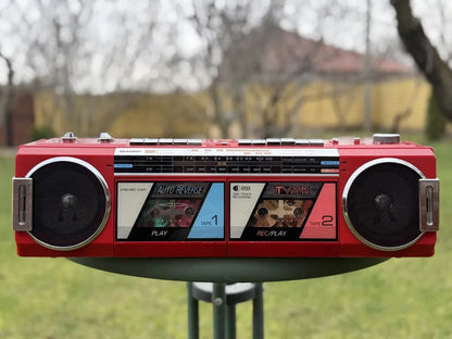 Sharp QT-Y2 Rare Vintage Boombox Serviced Working Stereo Radio Cassette