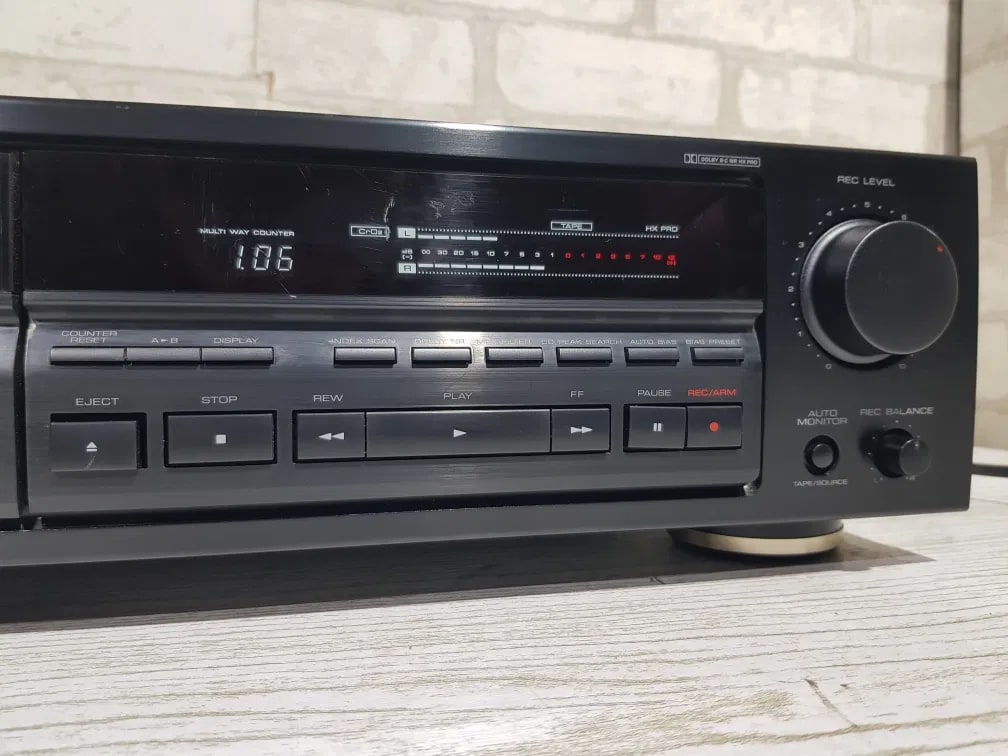 Kenwood KX-7030 Rare Vintage Cassette Deck Tested Working 3-Head Dual