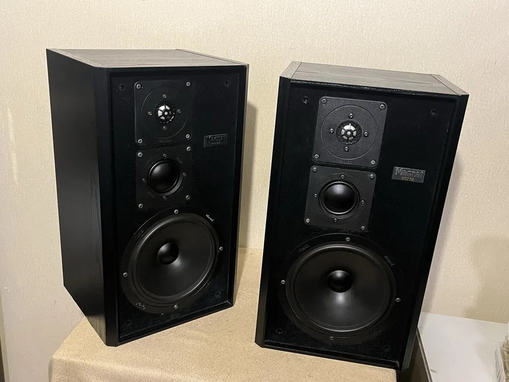 Magnat MSP-60 Rare Vintage MINT 3-Way German Hi-Fi Speakers Tested Warranty