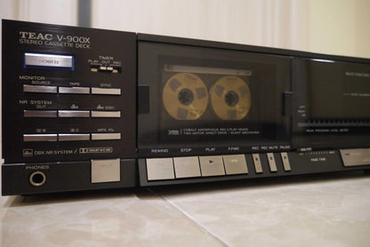 TEAC V-900X Rare Vintage Cassette Deck Serviced Working 3-Head Direct