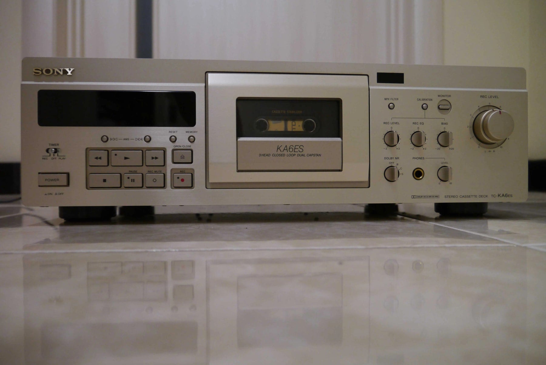 Sony TC-KA6ES Rare Vintage MINT Cassette Deck 220V Serviced  Warranty