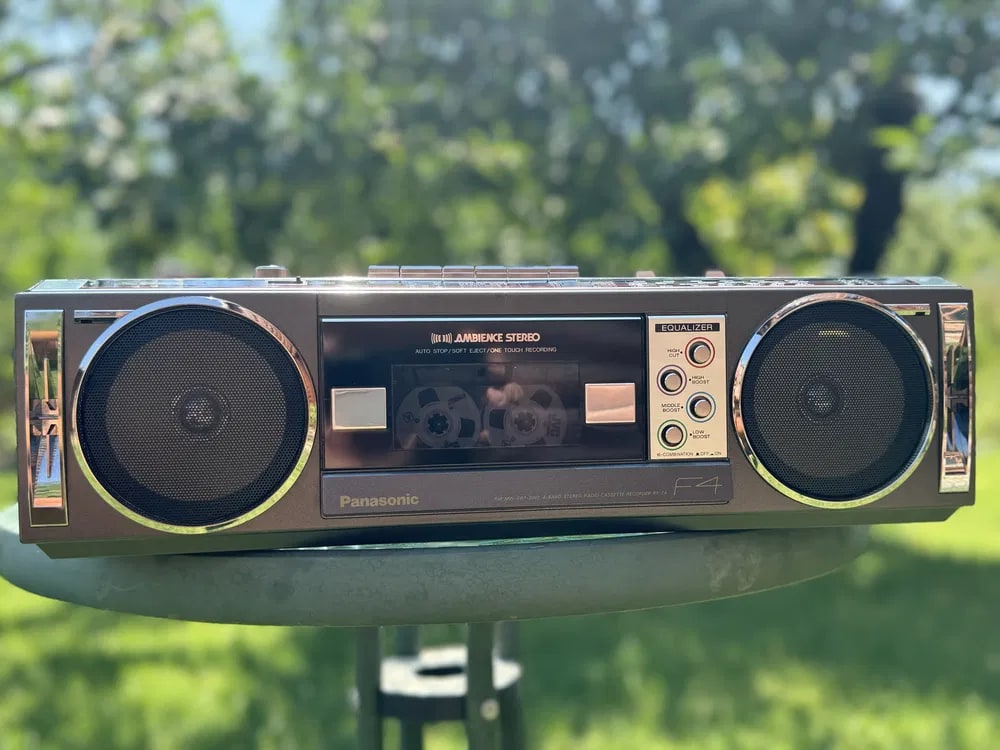 Panasonic RX-F4F Rare Vintage MINT Boombox Serviced Fully Working Stereo Radio