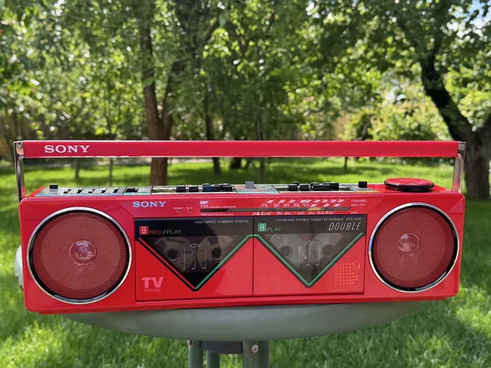 Sony CFS-W50 Rare Vintage MINT Boombox Tested Stereo Hi-Fi Analog Warranty