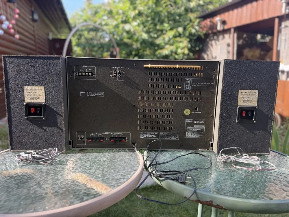 SHARP VZ-3000 Rare Vintage MINT Boombox Serviced Stereo System Cassette