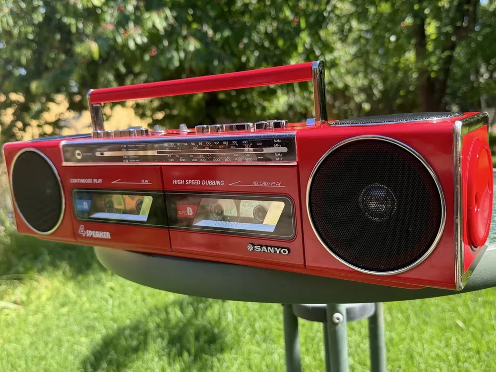 Sanyo WS 400K Rare Vintage Cassette Boombox Getto blaser Tested Warranty