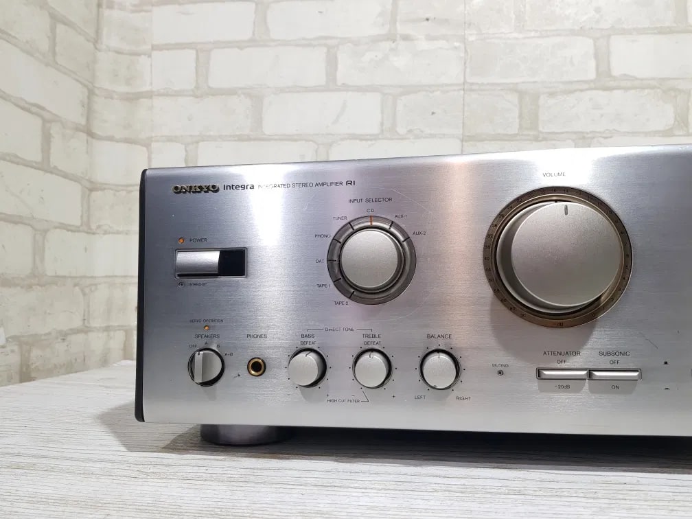 Onkyo A-8870 Rare Vintage Integrated Amplifier Tested Working Stereo