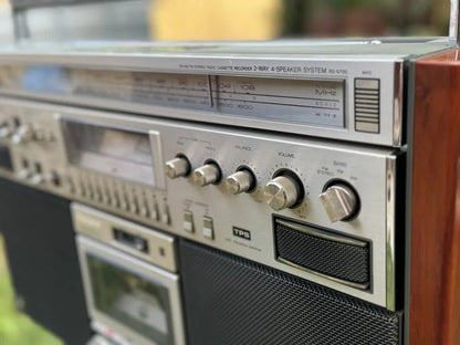 National RX-5700 Rare Vintage MINT Cassette Deck Boombox Serviced