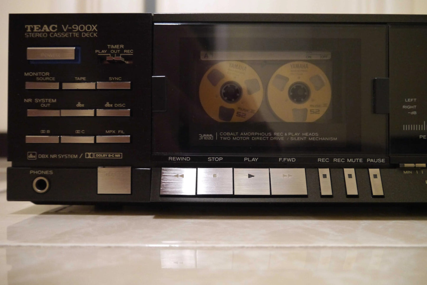 TEAC V-900X Rare Vintage Cassette Deck Serviced Working 3-Head Direct Warranty