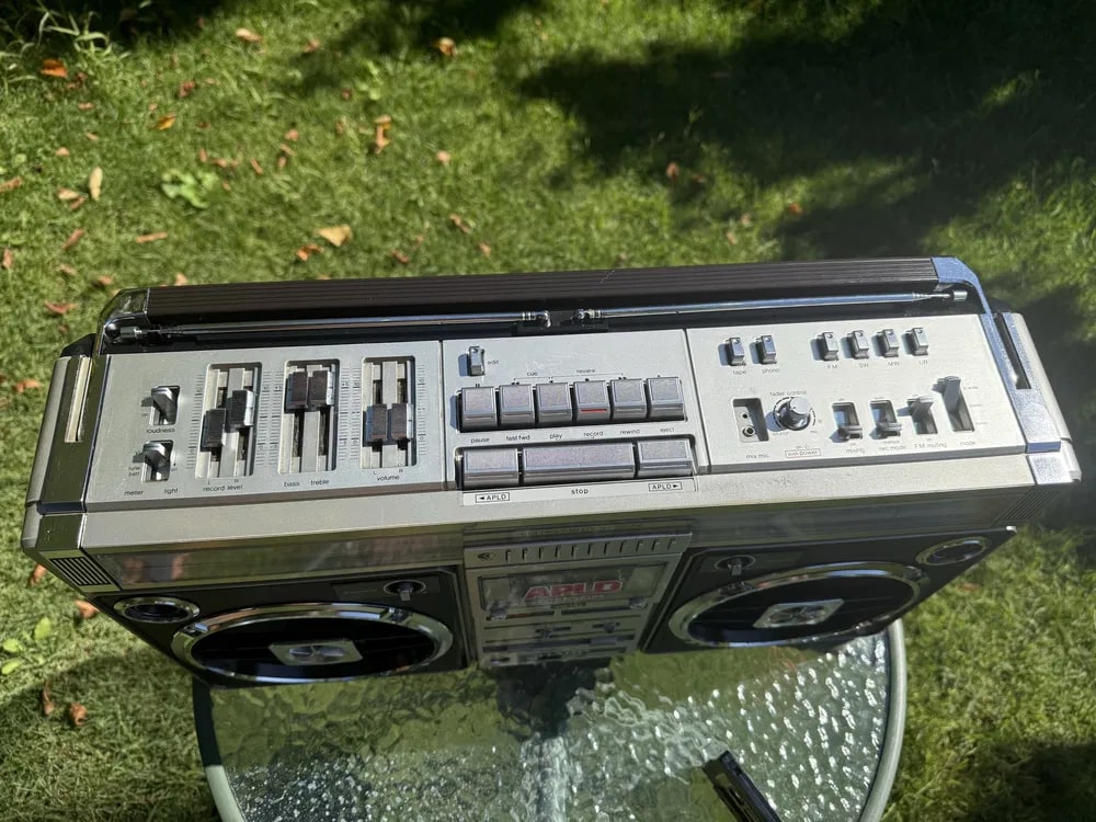 Sharp 9696H Rare Vintage Mint Boombox Getto blaster Warranty Working European