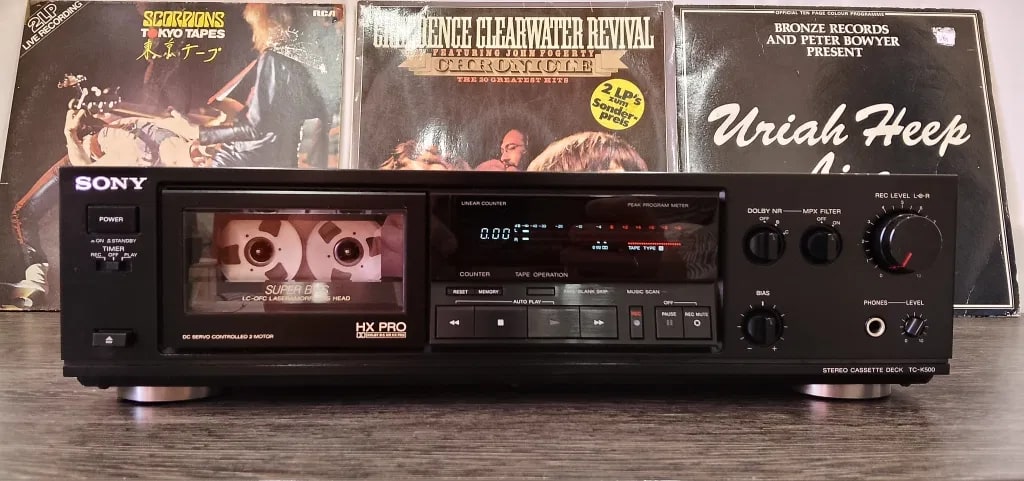 SONY TC-K500 Rare Vintage Cassette Deck Serviced Working Stereo