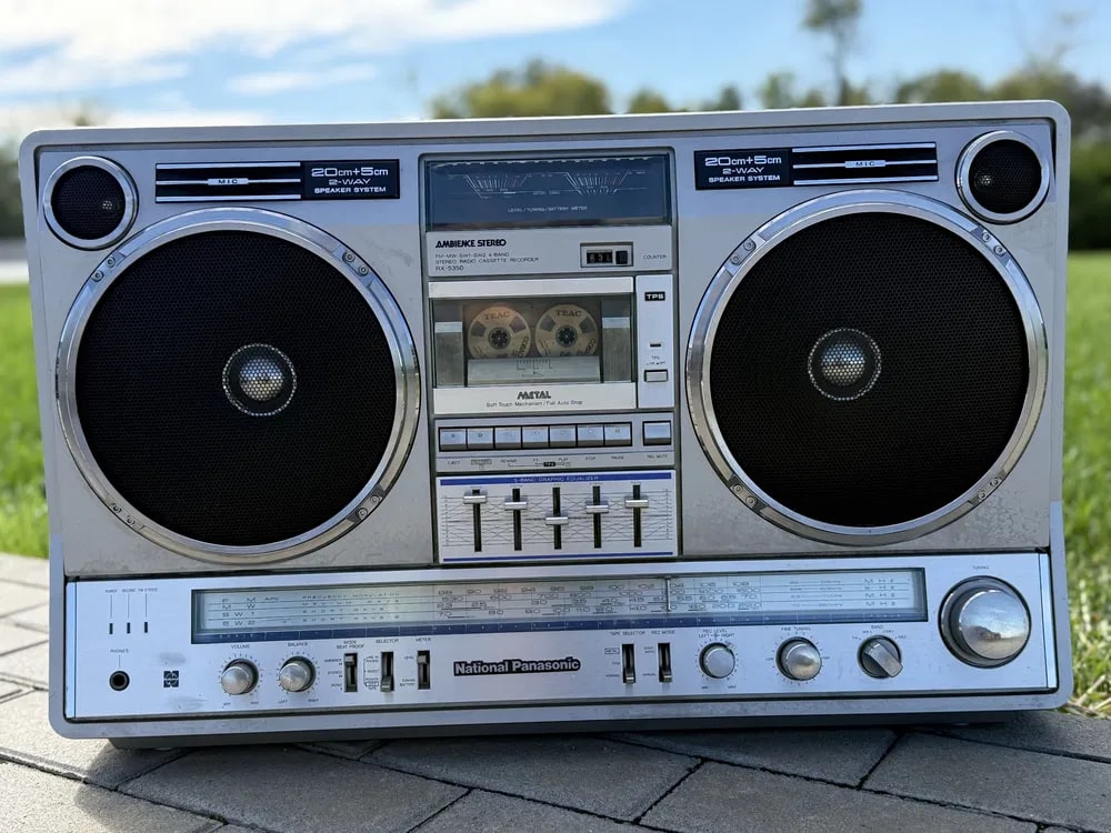National Panasonic RX-5350F Rare Vintage Boombox Getto blaster Serviced