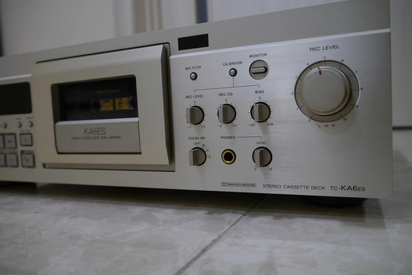 Sony TC-KA6ES Rare Vintage MINT Cassette Deck 220V Serviced  Warranty