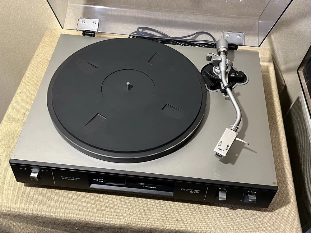C.E.C. BD-8200 Rare Vintage MINT Turntable Warranty Tested Direct Drive Serviced
