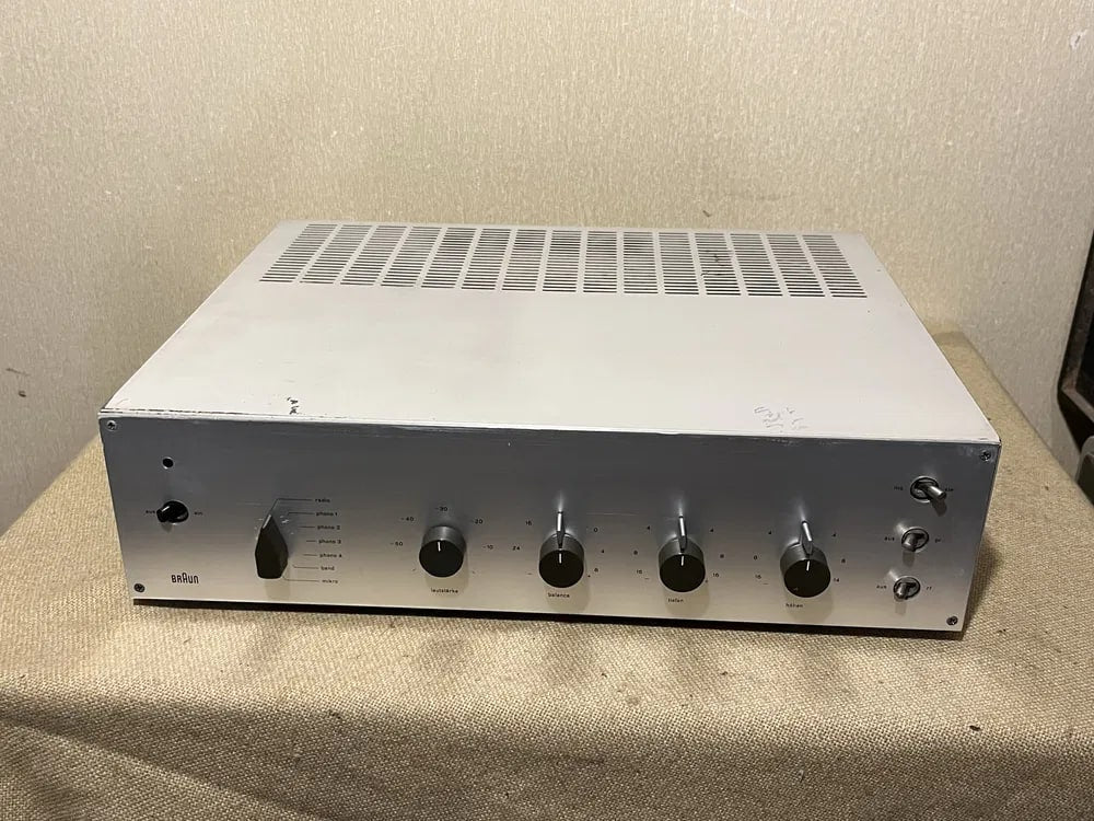 BRAUN CSV-13 Rare Vintage Tube Amplifier Warranty Phono Stereo 220/240V