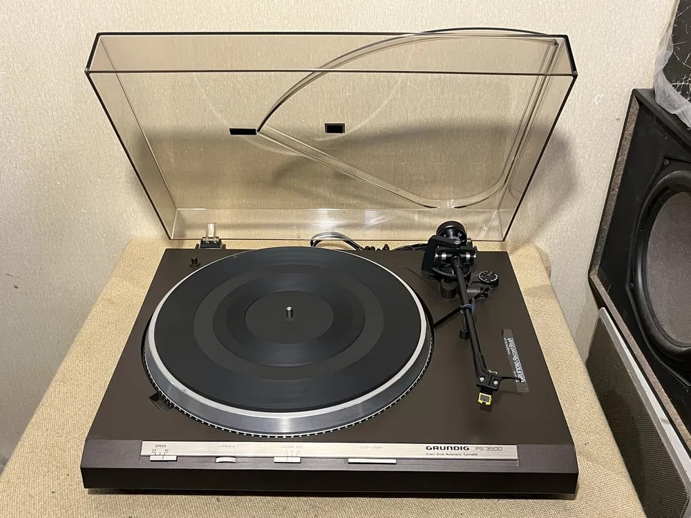 GRUNDIG PS-3500 Rare Vintage Turntable Warranty Working Direct Drive Hi-Fi
