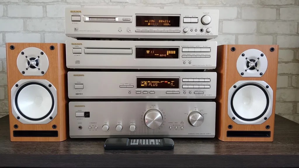 Onkyo A-9211 Rare Vintage MINT Cassette Deck Component Set Serviced Warranty