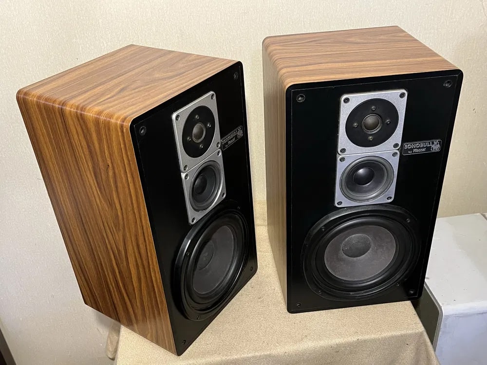MAGNAT SONOBULL MC 26 Rare Vintage 3-Way Speakers Tested Working Hi-Fi Warranty