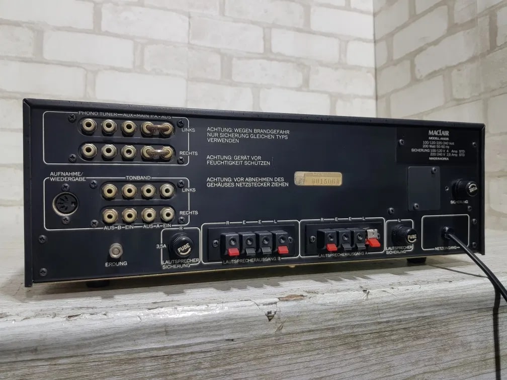 MACLAIR AK635 Rare Vintage Stereo Amplifier Tested Working Hi-Fi