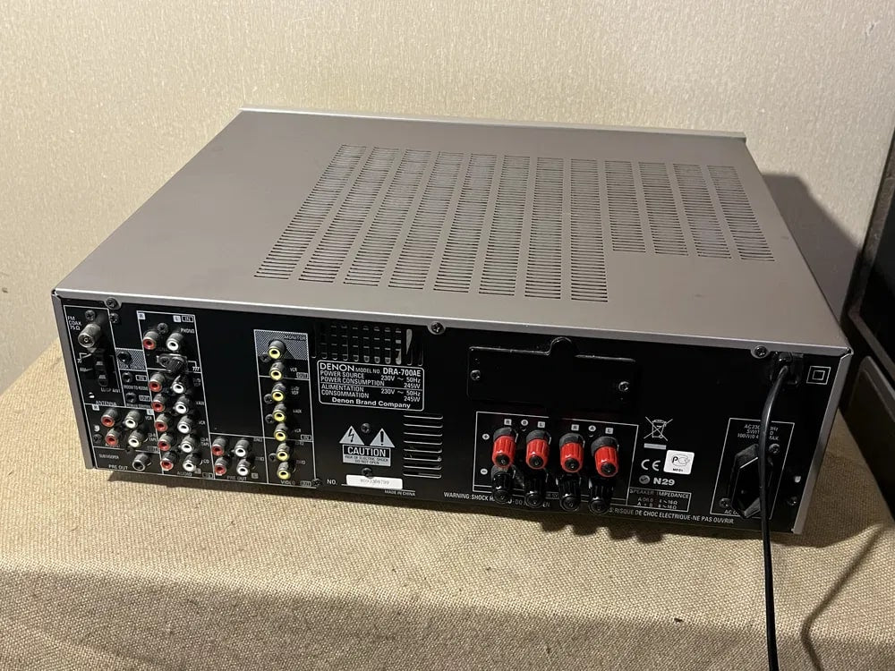 Denon DRA-700AE Rare Vintage Stereo Receiver Serviced Warranty Tested Hi-Fi