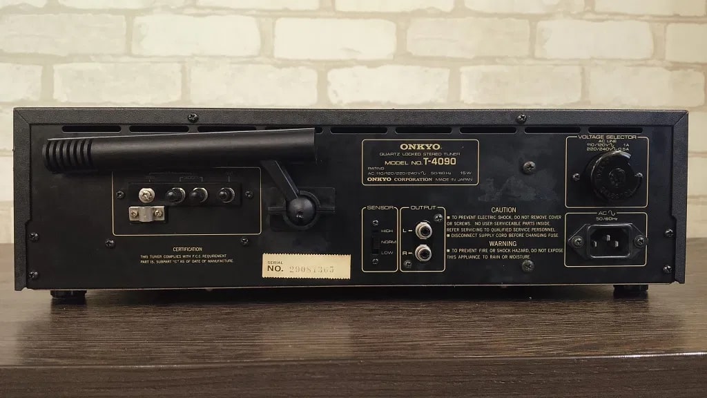 ONKYO T-4090 Rare Vintage MINT Stereo Tuner Warranty Tested FM/AM