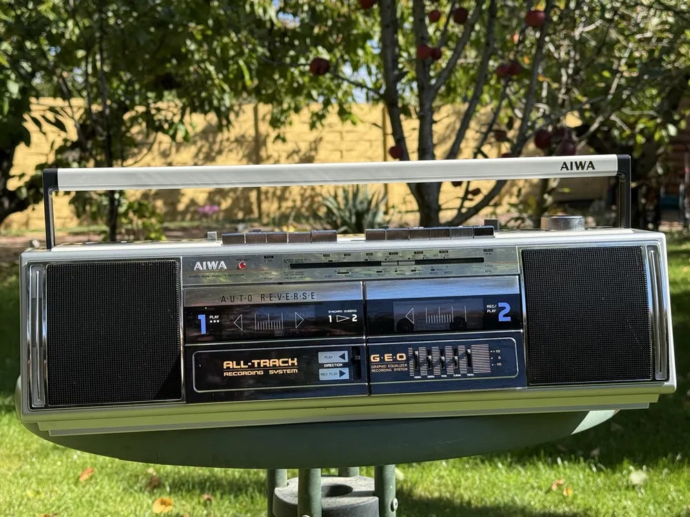 AIWA CS-WX500 Rare Vintage Mint Collectible Boombox Getto blaster Warranty