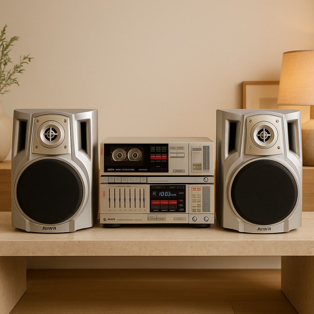 AIWA RX-30 / FX-30 Rare Vintage Receiver Cassette Deck Set Warranty Serviced