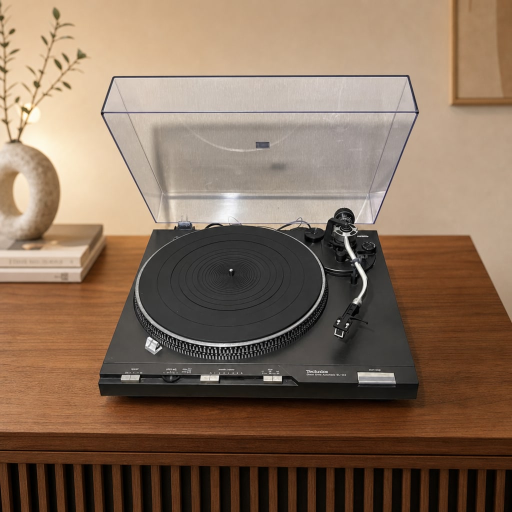 Technics SL-D3 Rare Vintage Turntable Tested Direct Drive Full Warranty