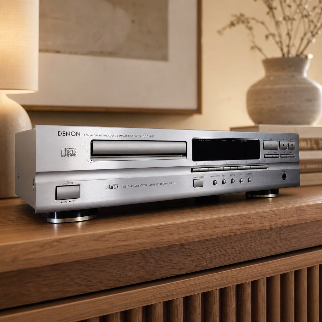 Denon DCD-615 Rare Vintage CD Player Serviced Warranty Tested Compact Disc