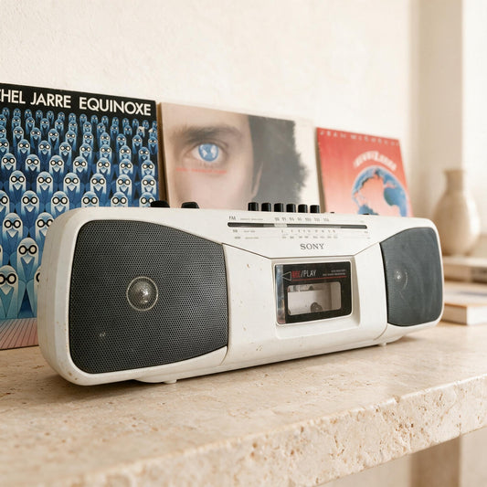 SONY CFS-204S Rare Vintage Radio Cassette Recorder Boombox Serviced