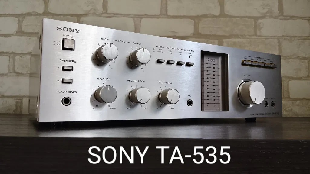 Sony TA-535 Rare Vintage Integrated Stereo Amplifier MINT condition Warranty