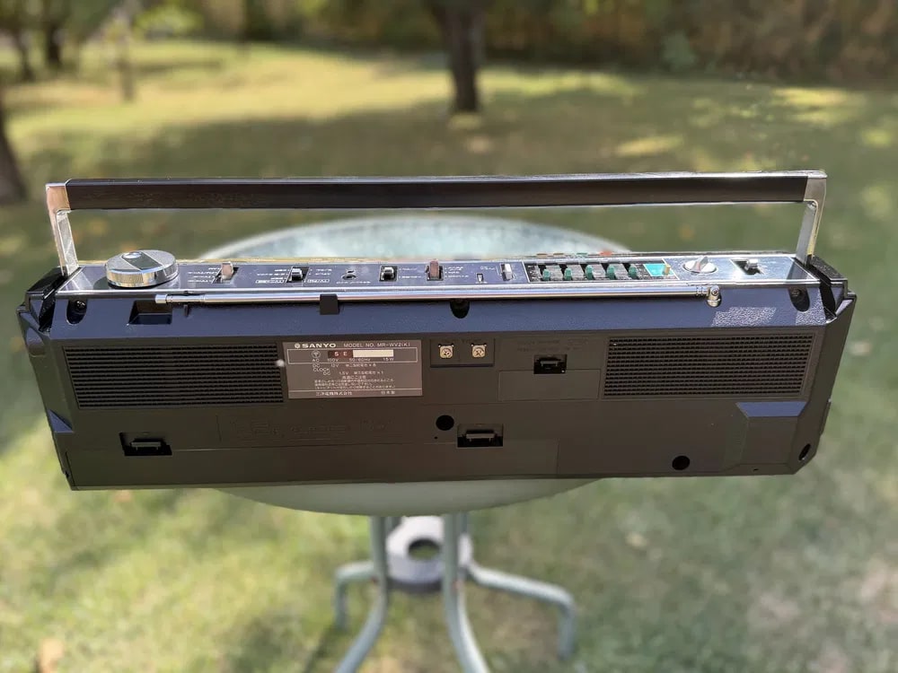 Sanyo MR-WV2(k) Rare Vintage Boombox Radio Cassette Player Working