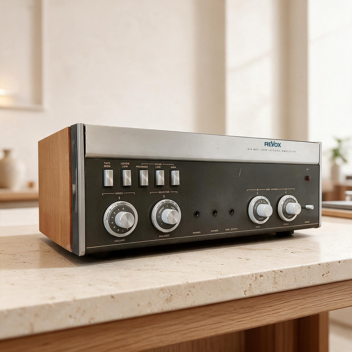 Revox A-78 MkII Rare Vintage Integrated Stereo Amplifier Serviced