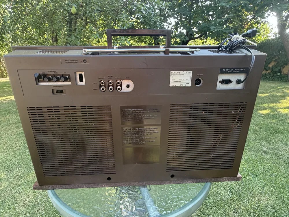 DIATONE Y-500 Rare Vintage Cassette Deck Boombox Ghetto blaster Tested