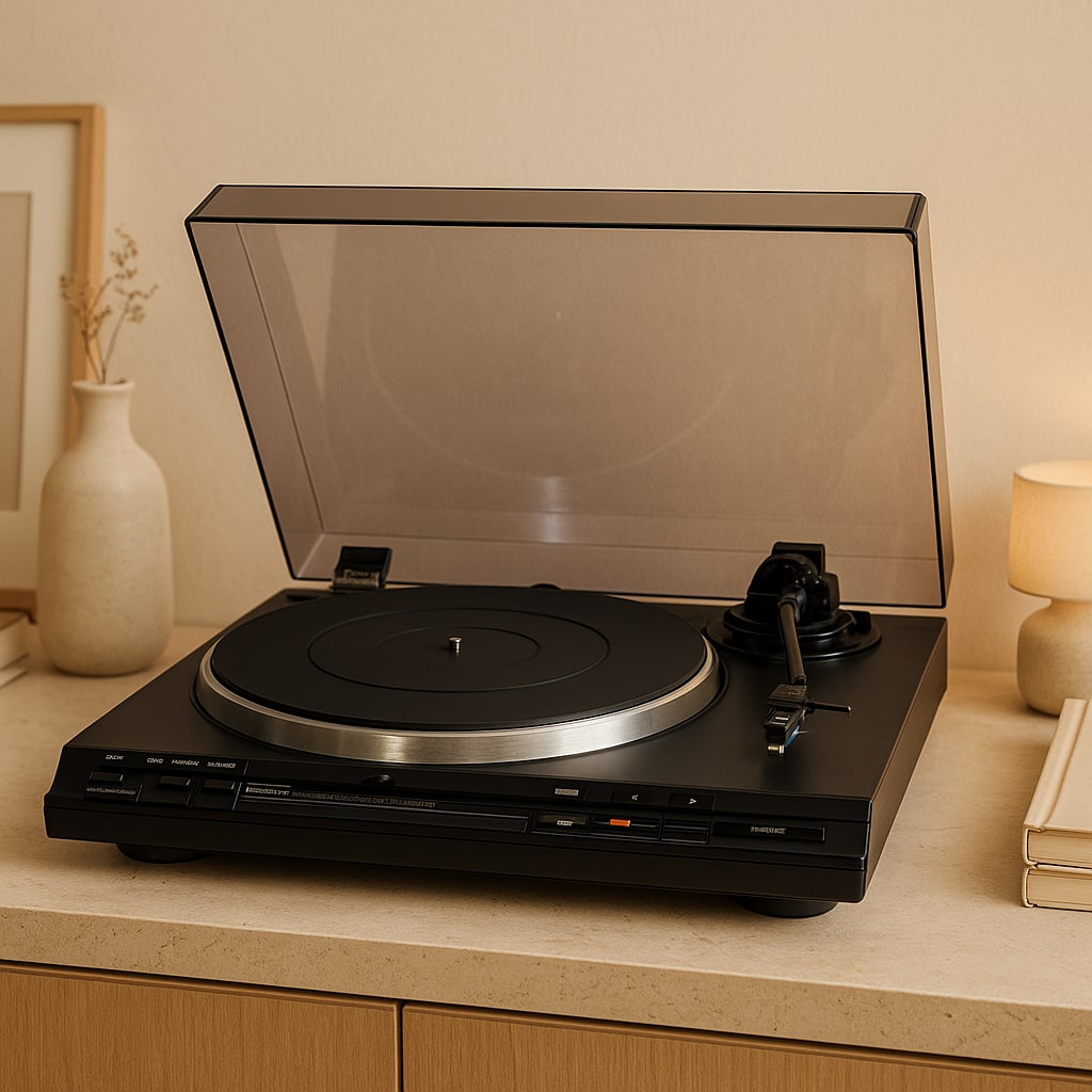 Onkyo CP-1046F Rare Vintage Turntable Warranty Quartz Direct Drive