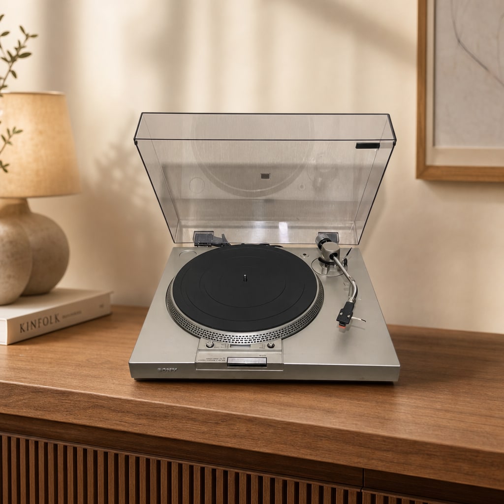 Sony PS-T1 Rare Vintage Turntable Warranty Tested Direct Drive Hi-Fi