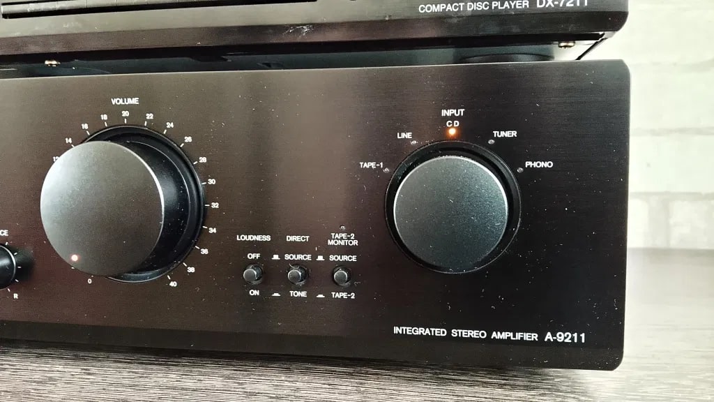 Onkyo A-9211 Rare Vintage Integrated Amplifier Set Serviced Warranty Hi-Fi