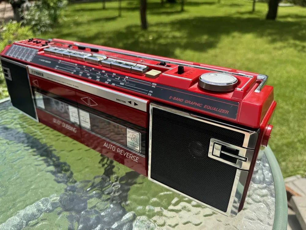 Fisher PHW545L Rare Vintage Boombox Tested Cassette Stereo Warranty