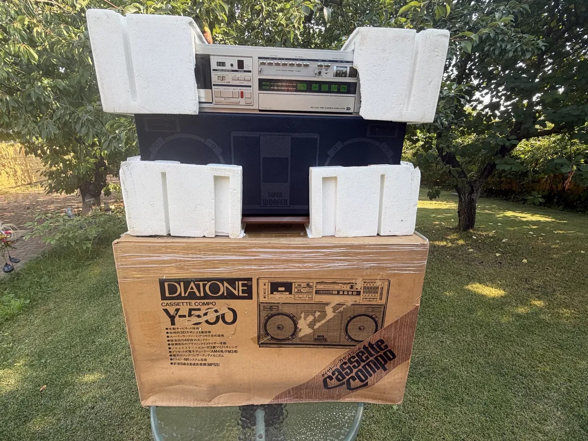 DIATONE Y-500 Rare Vintage Cassette Deck Boombox Ghetto blaster Tested