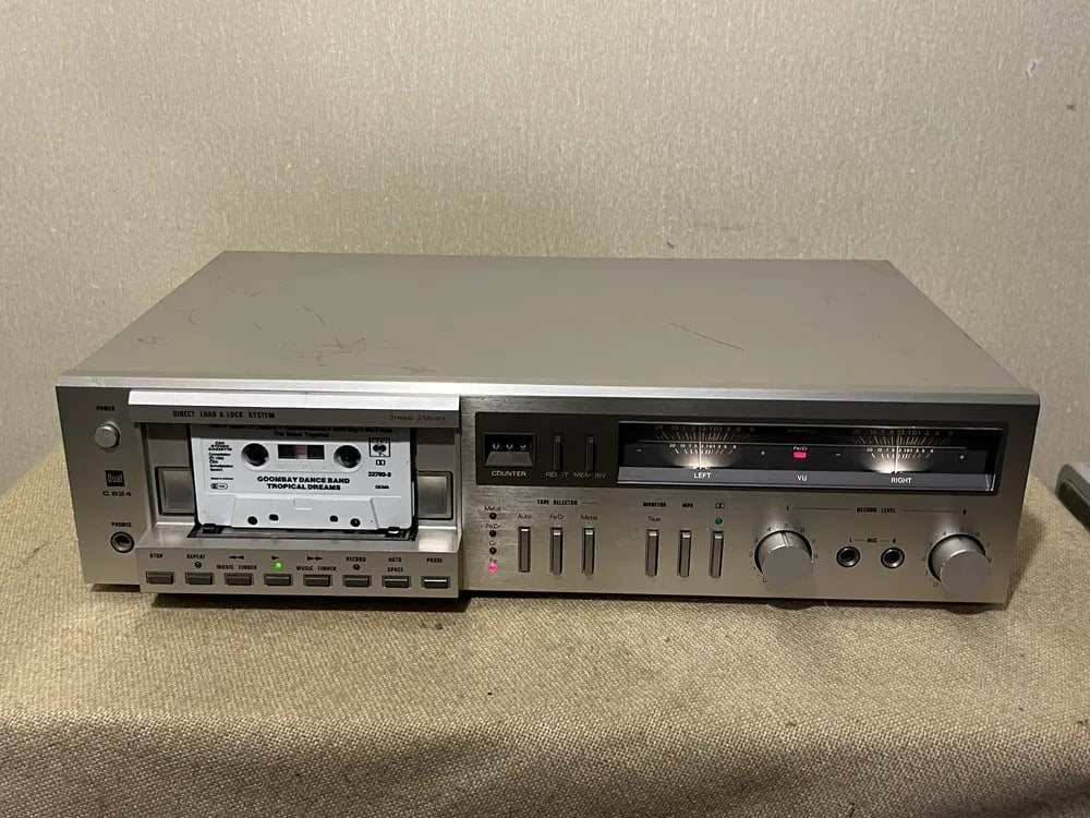 Dual C824 Rare Vintage Cassette Deck Working 3-Head 2-Motor Stereo Warranty