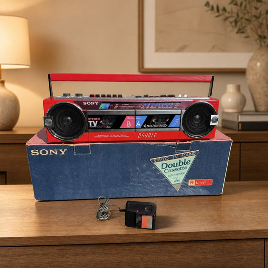 Sony CFS-80 Rare Vintage Mint Collectible Japan Boombox Cassette Tested Warranty