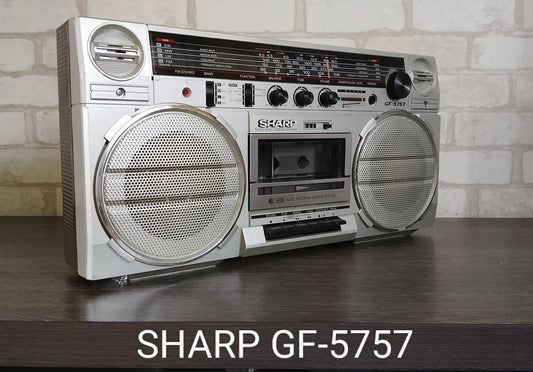 GF-5757 Rare Vintage Stereo Radio Cassette Recorder 30 Days GLOBAL OPT Warranty