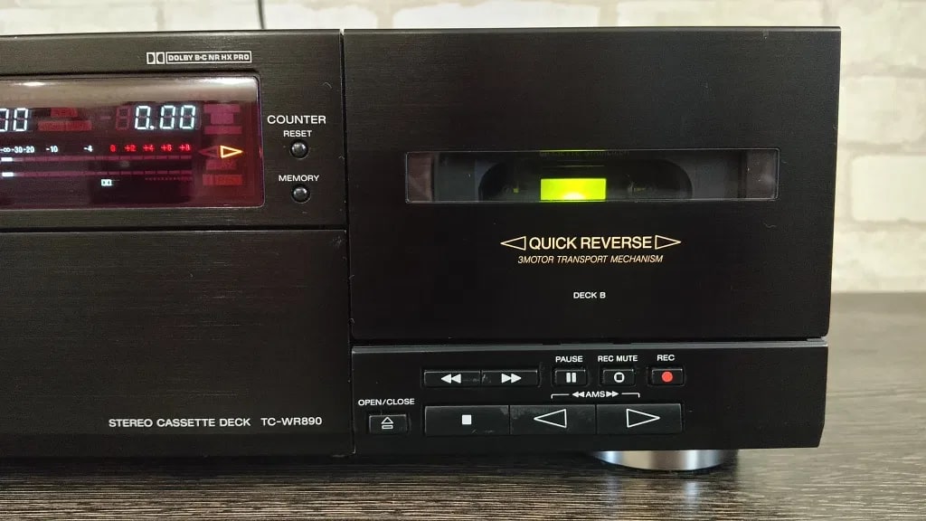 Sony TC-WR890 Rare Vintage MINT Cassette Deck Serviced Warranty Dolby HX Pro
