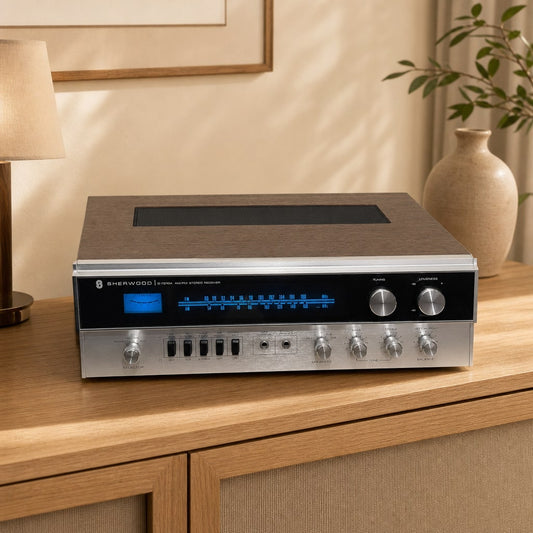 Sherwood S-7210A Rare Vintage Stereo Receiver Serviced Warranty Tested Hi-Fi