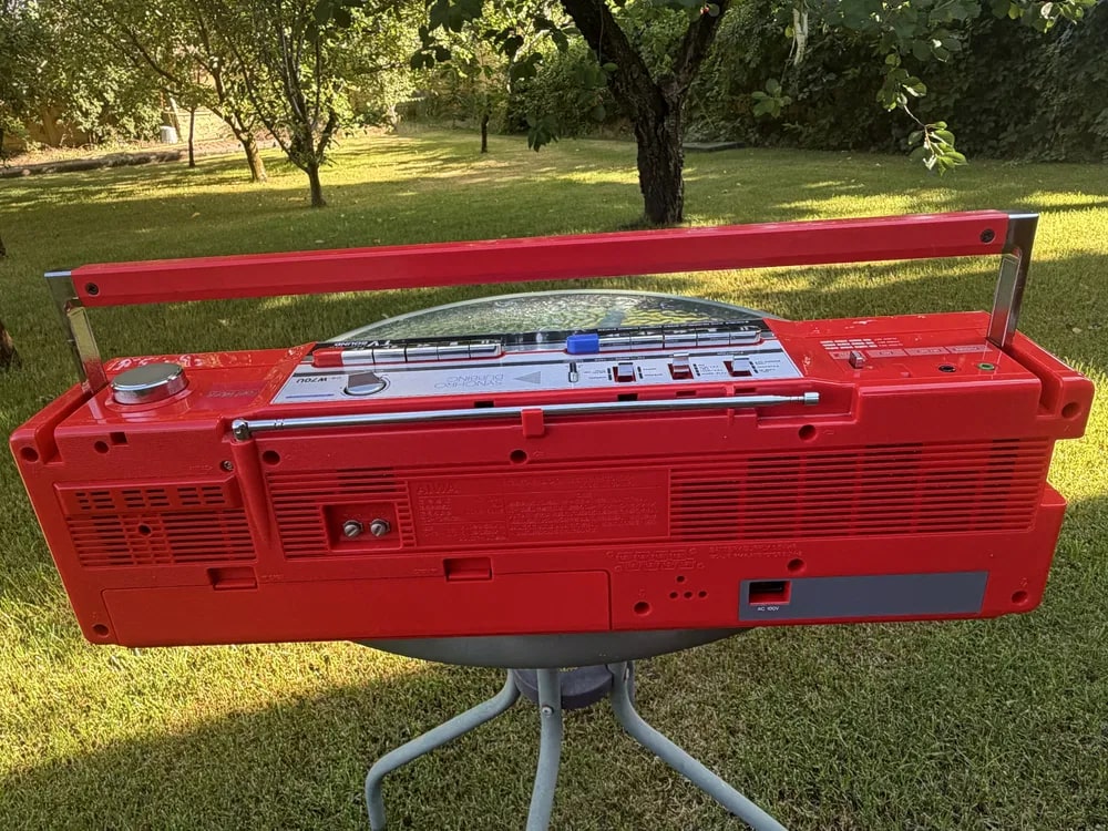 AIWA CS-W70U Rare Vintage MINT Cassette Boombox Getto blaster Serviced Warranty